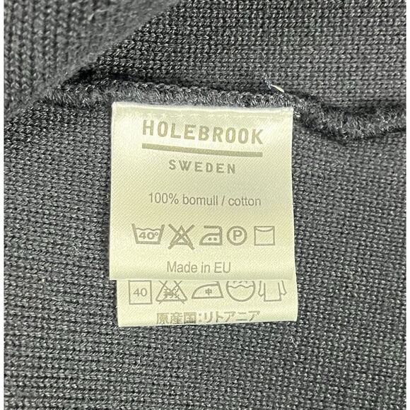 Holbrook Sweden Pernilla Blue Casual Blazer Jacket Elbow Patch Size Medium - Picture 9 of 9